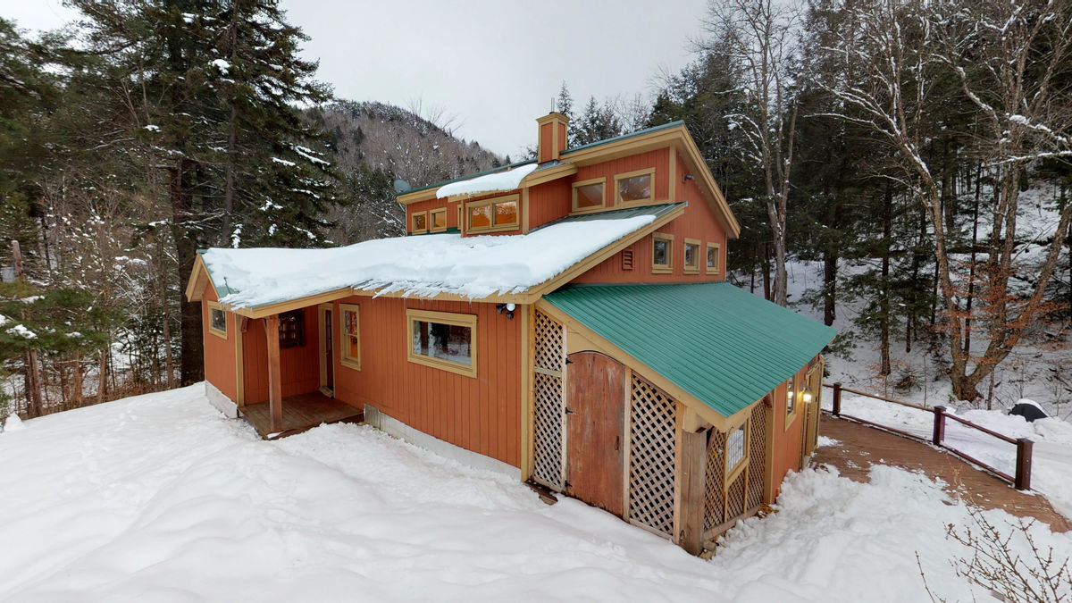 Front Photo of one of our Killington Vermont Retreat in the Winter.